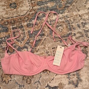 Frankie's Bikinis Light Pink Underwire Bra